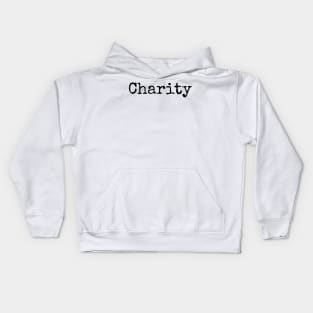 Faith, Hope and Charity Kids Hoodie